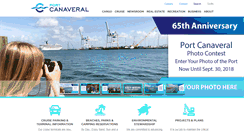 Desktop Screenshot of portcanaveral.com